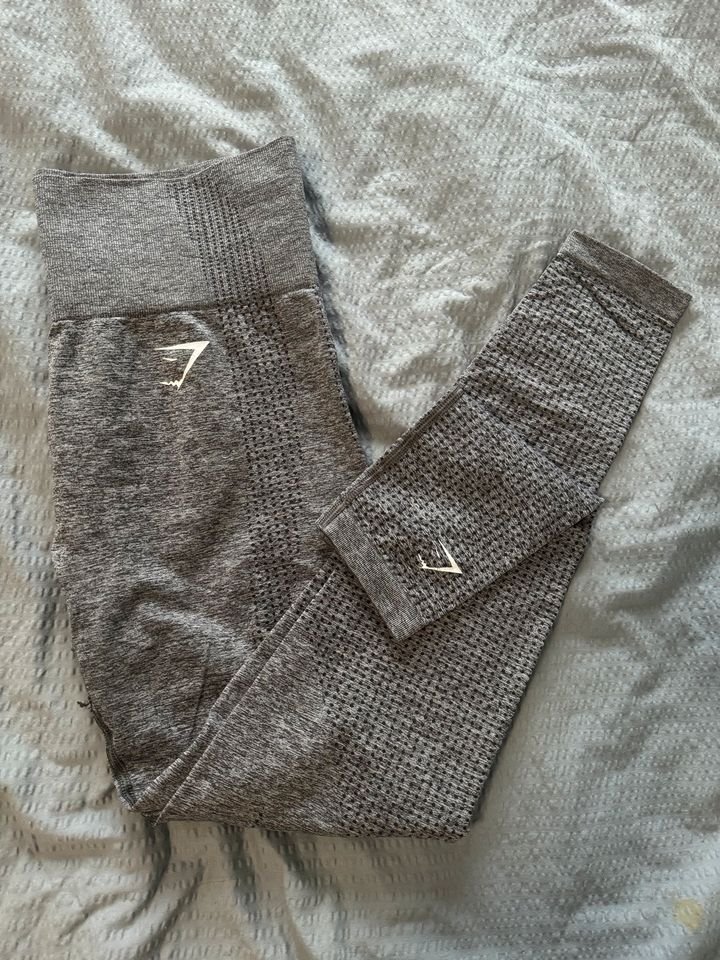 Gymshark leggings | Hellgrau | Getragen | Gebrauchsspuren | Duftend