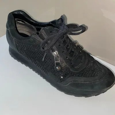 Kennel & Schmenger Sneaker schwarz 38 Glitzer Reißverschluss