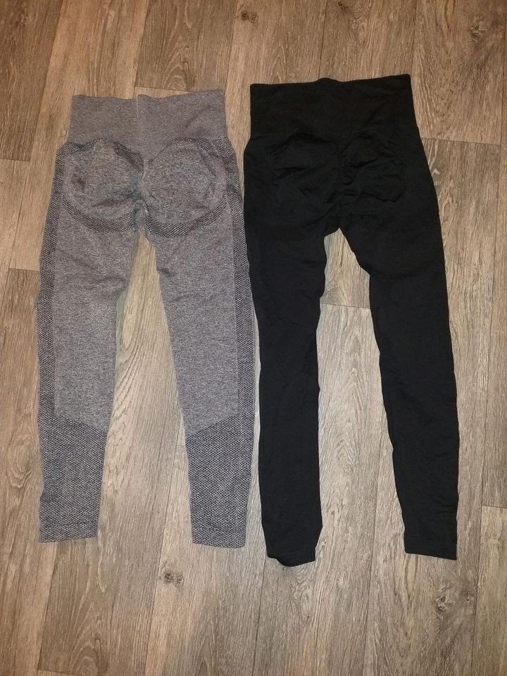 2x push up Leggings Gr S Mit Gebrauchtspuren! S. Fotos!
