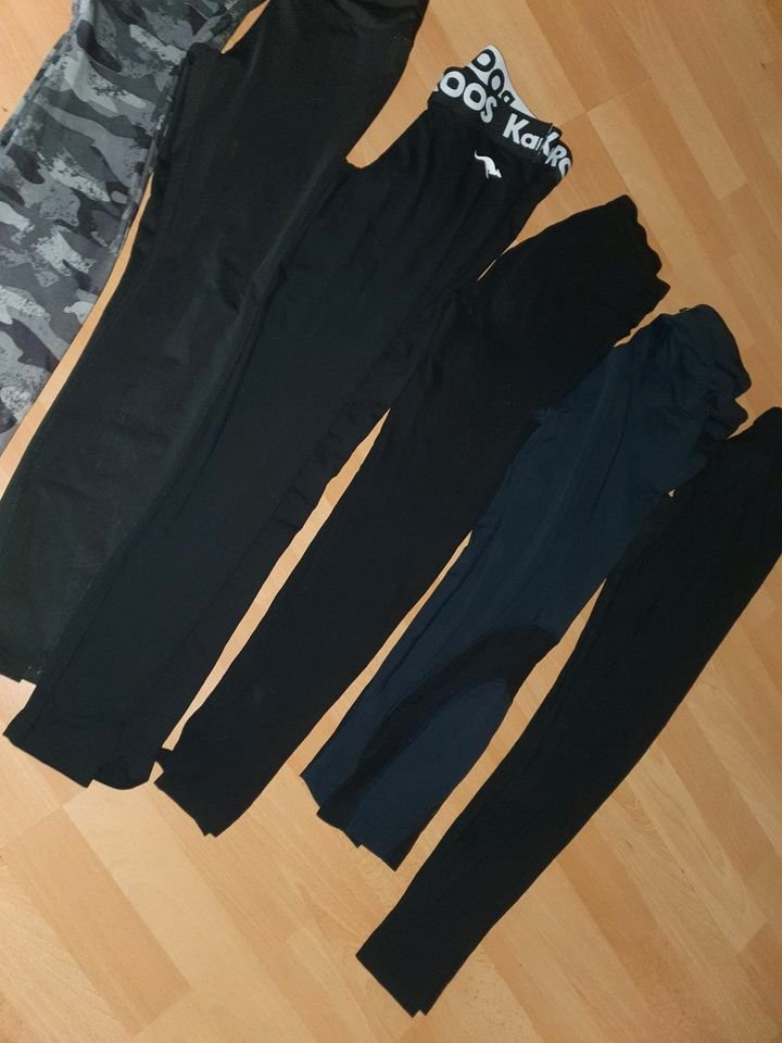 6 Leggings S schwarz