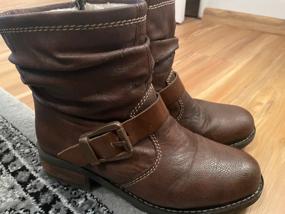 Rieker Stiefel Leder