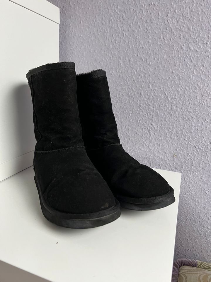 Buffalo Fell Winter Stiefel, getragen, Größe 40