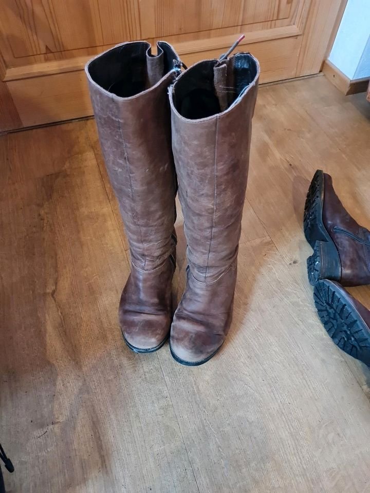 Geruchsvolle THINK Leder Stiefel Winter