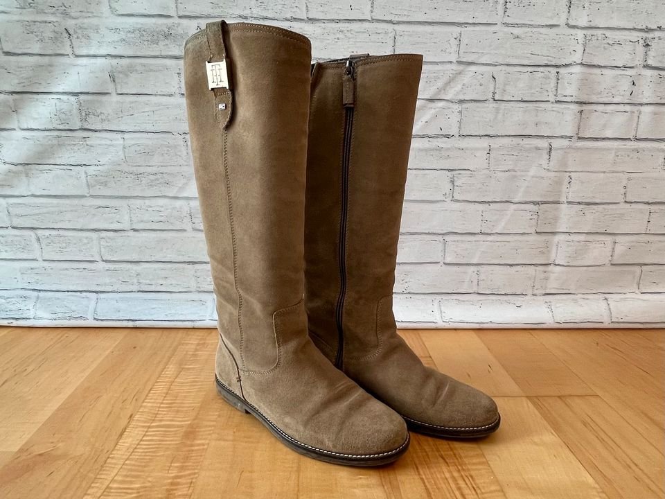 Tommy Hilfiger | Stiefel (38) | Wildleder | beige | Top Zustand