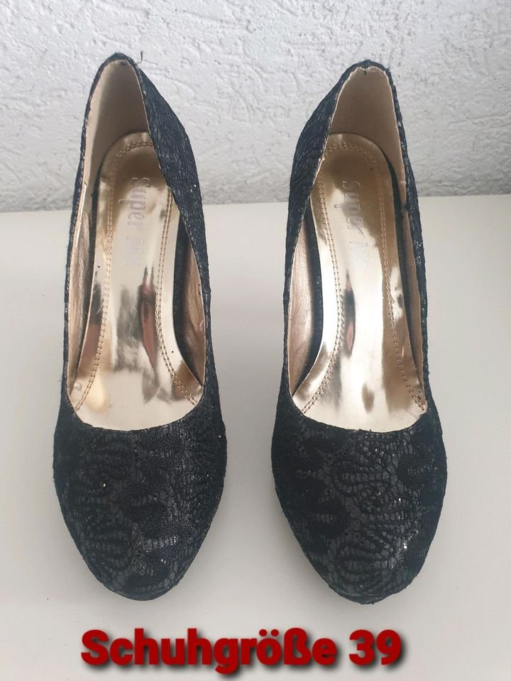 Damen Pumps gr. 39 mit Muster