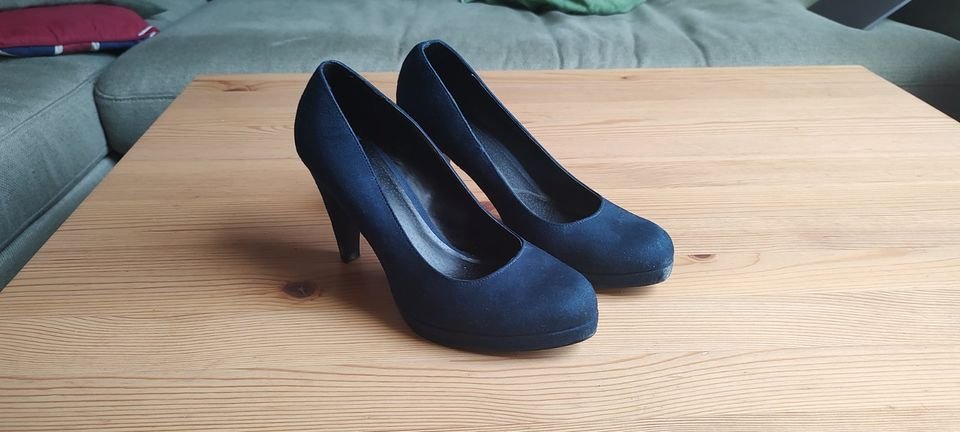 Blaue Damen-Pumps, Größe 38