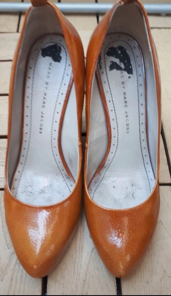 Pumps Marc by Marc Jacobs Cognac Braun Keilabsatz 38