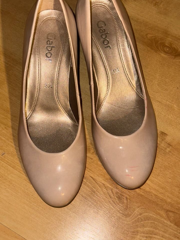 Gabor Lack Pumps - Farbe nude/rose
