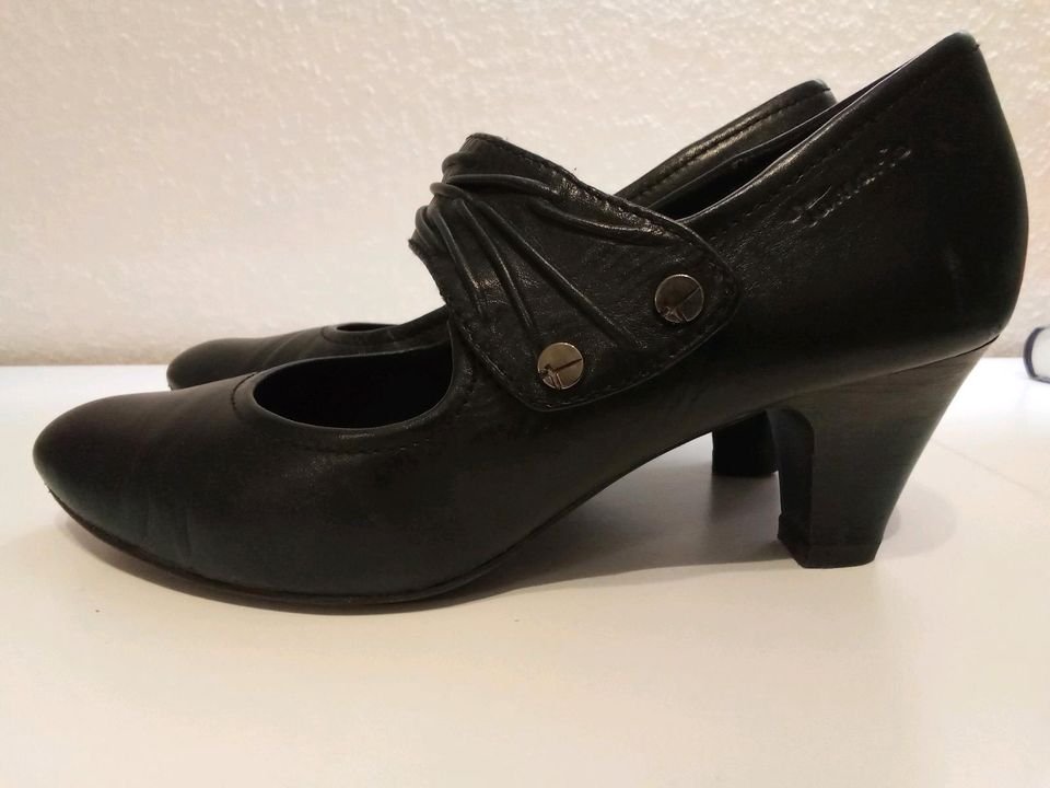 Absatzschuhe, Gr. 38, schwarz, Marke Tamaris