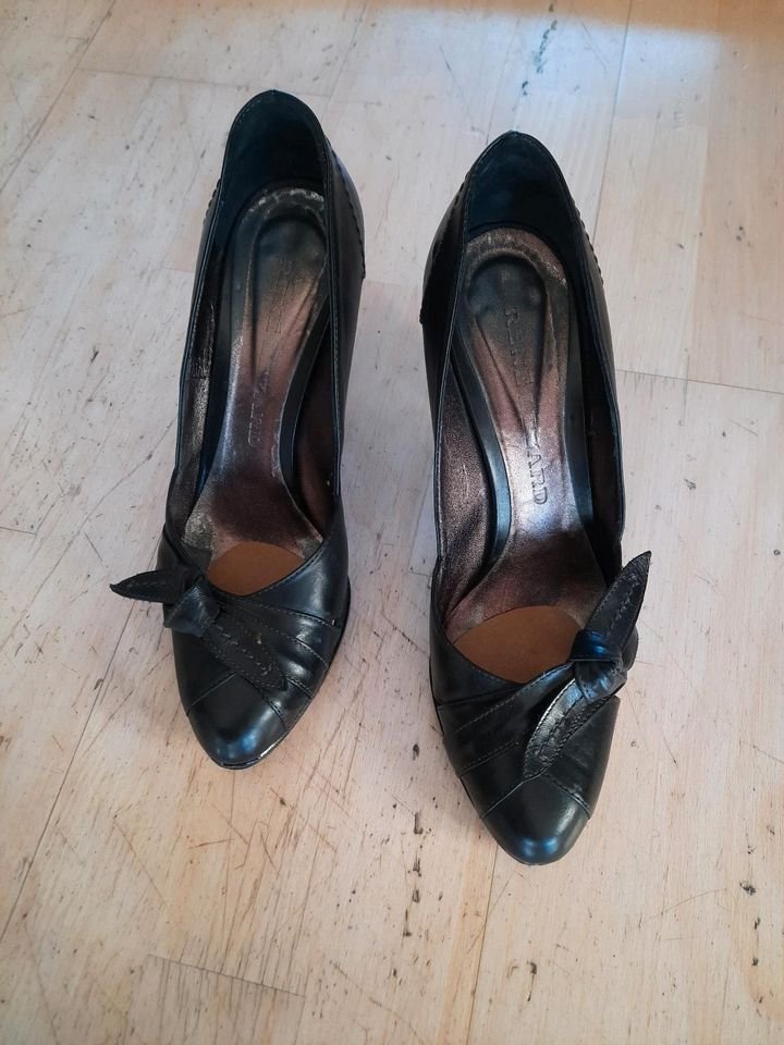 Pumps, Gr 38, Rene Lezard, schwarz