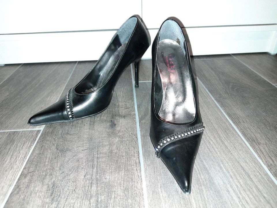 High Heels - Party Ausgehen - Strass schwarz