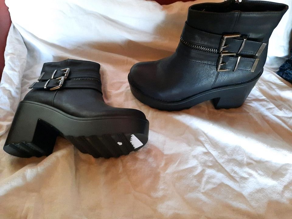 Plateau Stiefeletten Blogger