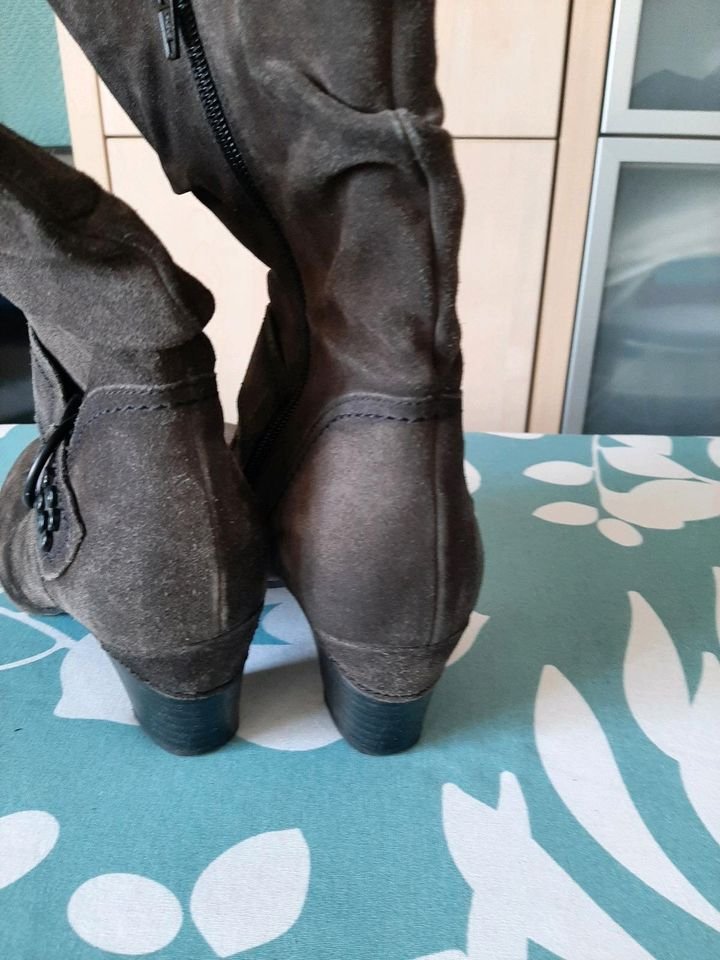 Verführerische Gabor Lederstiefel Gr.40
