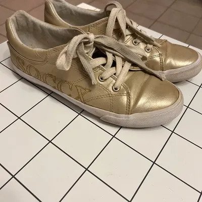 Soccx Damen Sneaker Turnschuhe Gold Gr. 39