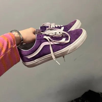 Vans Sneaker Samt Stoff Lila