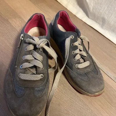 Sneaker Superfit dunkelblau mit pink 37