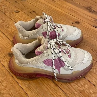 Balenciaga Triple S Sneaker Damen 39 weiß pink rosa