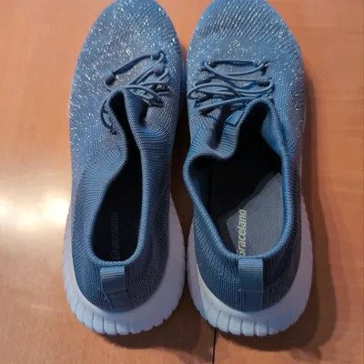 Sneakers blau Glitzer Sneakers
