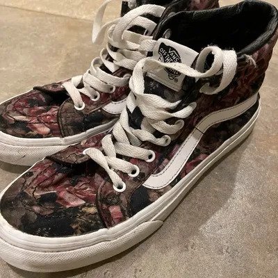 Coole Blumen Vans 38