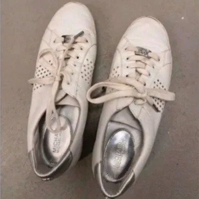 Michael Kors Turnschuhe Sneaker weiß Leder 40 Schuhe