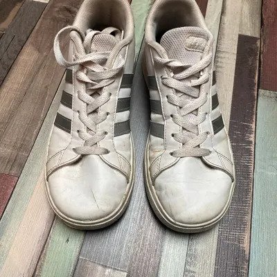 Adidas Sneaker gr 37,5 weiß silber