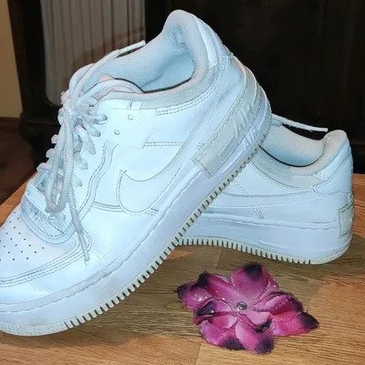 NIKE Air Force 1 one Shadow white weiß Gr. 39 Turnschuhe Sneakers