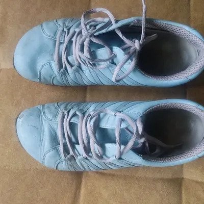 Gebrauchte Papillo Sneaker Gr. 41 blau (Birkenstock-Fußbett)