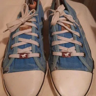 Mustang Sneaker Gr 39 Türkis gebraucht