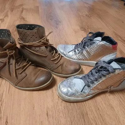 Bugatti Damen Leder Stiefeletten Boots Sneaker Gr.36 2 Paar