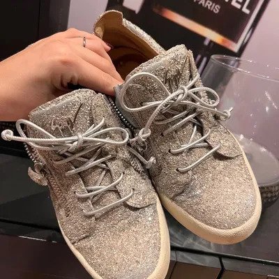 Giuseppe Zanotti Sneaker 38 1/2 Glitzer