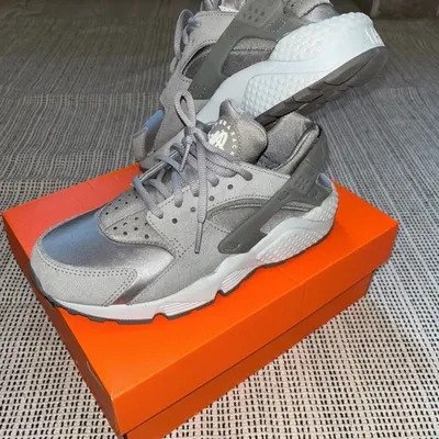 Nike Huarache grau silber gr 37.5 sneaker Damen