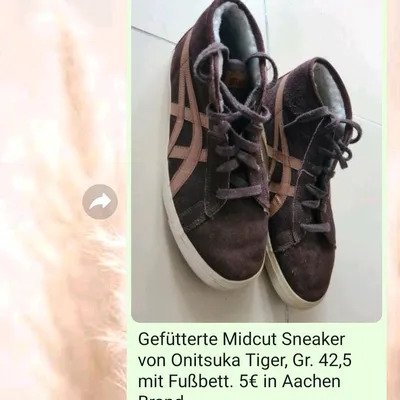 Gefütterte Sneaker Siehe Foto