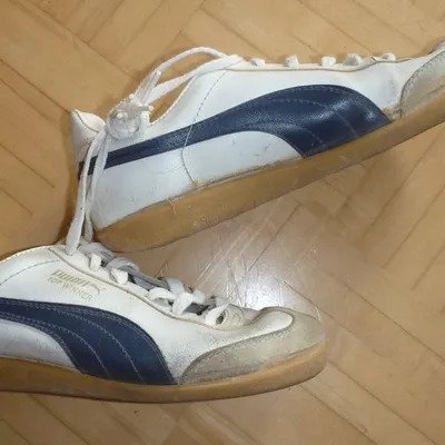 Kult-Puma-Sneaker „Top Winner“, original 80er-Jahre, Leder