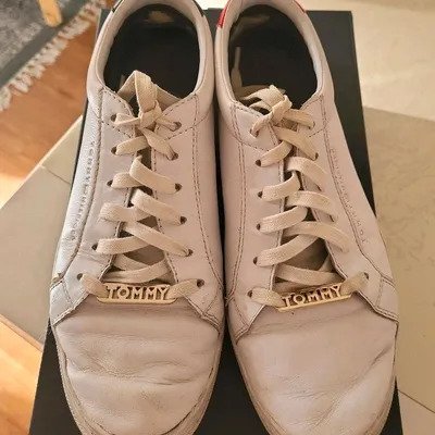 Sneaker, Tommy Hilfiger, Gr.39, weiß, Damen