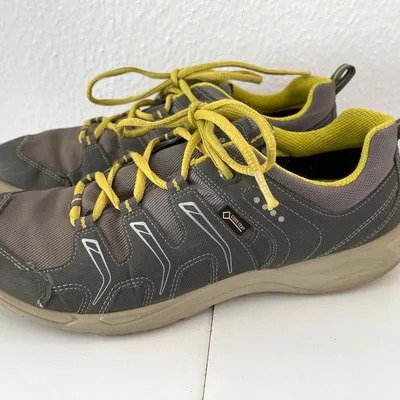 Ecco Damen Schuhe Gore-Tex 40 Sneaker Grau Trainer