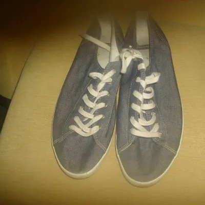 Sneaker Schuhe Gr 42 blau jeans