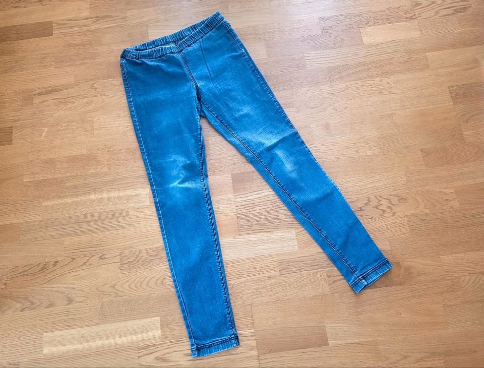 ESPRIT Damen Sommer Jeans Leggings Gr. 40 L blau